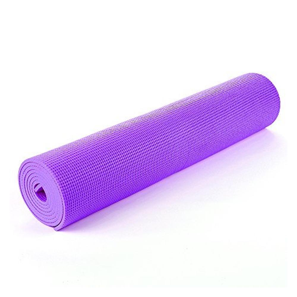 6mm Yoga Mats Soft Non Slip Exercise Mat Purple TnP Accessories