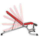 Weight Bench- Red/Black -XQSB-58