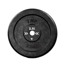TnP Accessories Round Cast Iron Weight Plate 1" - 2.5KG - Black