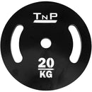 Olympic 2" Steel Weight Plate 20kg - Black
