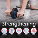 Ab Wheel With Foam Handle Yellow