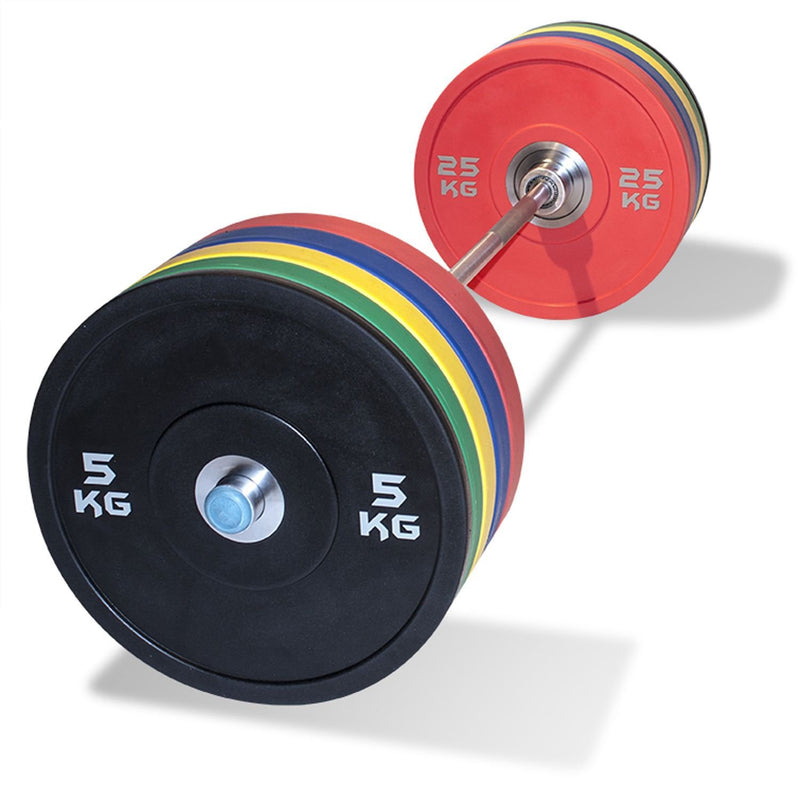 Buy TnP Accessories® Olympic Barbell Bumper Weight Plates 2 Inch 100Kg Set 