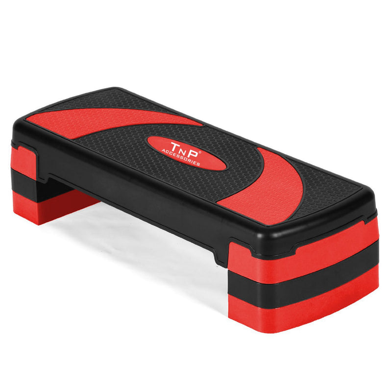 Buy TnP Accessories® Adjustable 2 Level Aerobic Fitness Stepper - 78Cm Black/Red 