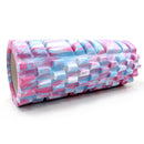 Foam Roller Yoga Pilates Massage 34cm x 14cm - Pink/Blue/White Mix