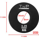 Olympic 2" Steel Weight Plate 1.25kg - Black