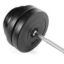 Buy TnP Accessories® 60Kg Barbell Set - Straight Bar Collars 