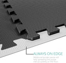 TnP Accessories EVA Interlocking Mat 60x60x1cm Black 
