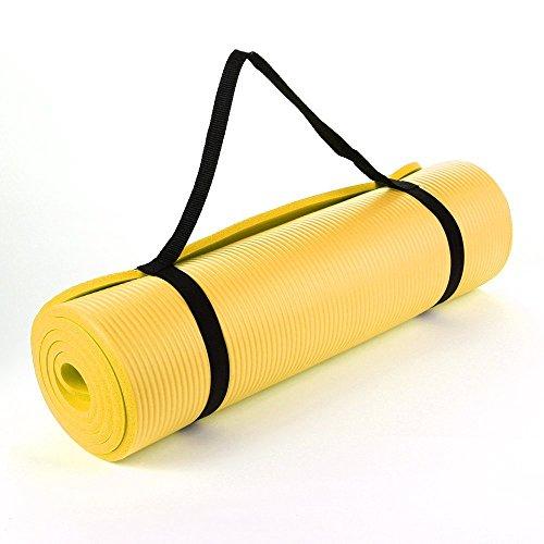 Buy TnP Accessories® NBR Foam Yoga Mat - 190cm Long - Yellow 