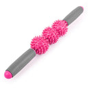 Buy TnP Accessories® Massage Stick Roller with 3 Spiky Balls - Pink/Grey 
