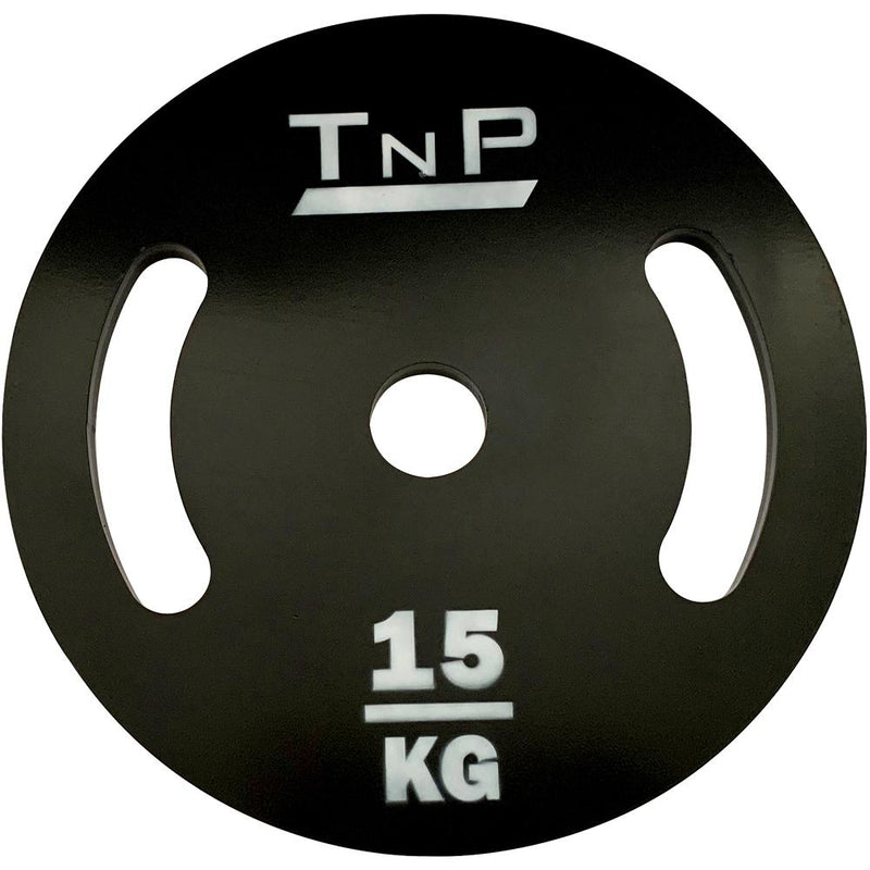 Olympic 2" Steel Weight Plate 15kg - Black