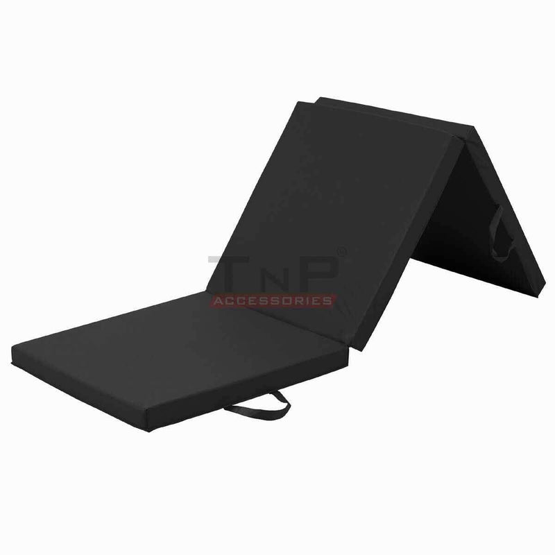 Buy TnP Accessories® Tri Fold Exercise Mat Carry Handles 5cm Black 