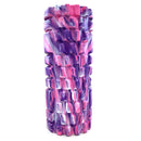 Foam Roller Yoga Pilates Massage 34cm x 14cm - Pink/Purple/White Mix