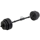 Buy TnP Accessories® Black Vinyl Dumbbell Set with Connector - 30Kg 