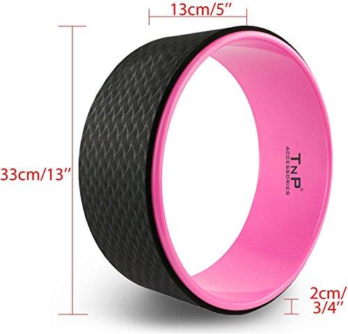 Buy TnP Accessories® Yoga Wheel Back Spine Dharma Back bend 33cm- Pink 