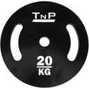 Olympic 2" Steel Weight Plate 20kg - Black