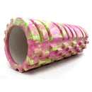 Foam Roller Yoga Pilates Massage 34cm x 14cm - Pink/Yellow Mix