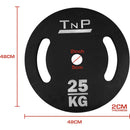 Olympic 2" Steel Weight Plate 25kg - Black