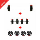 Buy TnP Accessories® 1 Inch Tri-Grip Barbell Dumbbell Weight Plate Set - 60Kg 