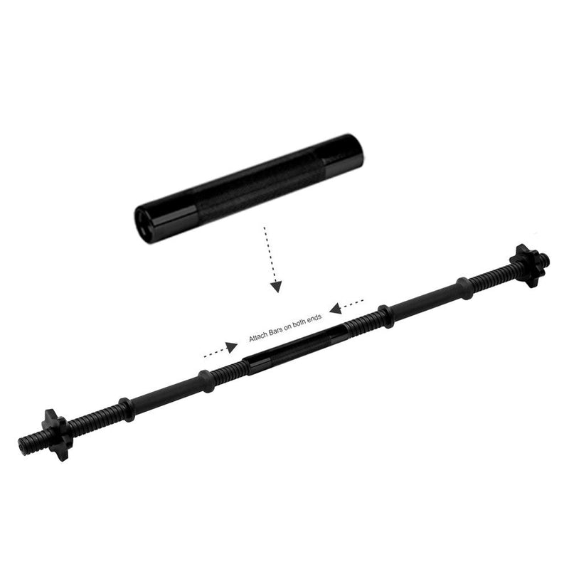 Buy TnP Accessories®  Black Solid Plastic Dumbbell Bar Set with Metal Connector 