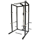 Power Rack Cage and Cable System Black