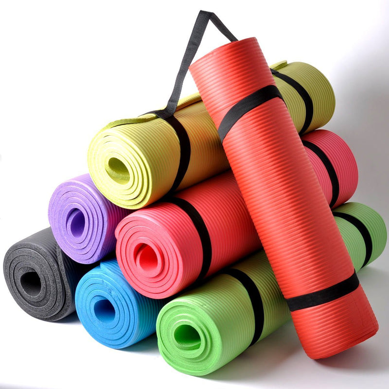 Buy TnP Accessories® NBR Foam Yoga Mat 15mm Thick Red Mist 