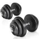 Adjustable Dumbbell Set Chrome Handle 30Kg
