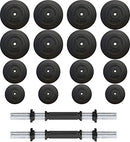 30Kg Adjustable Dumbbell Set With Plastic Handle