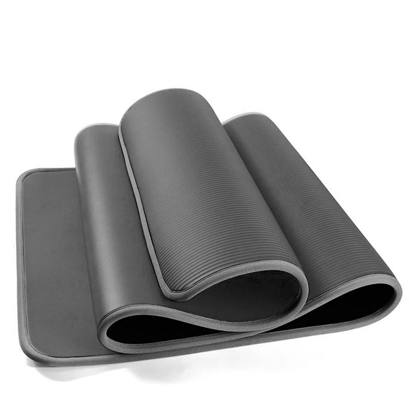 Buy TnP Accessories® 12mm NBR Trim Yoga Mats Thick Exercise Mat - Dark Grey 