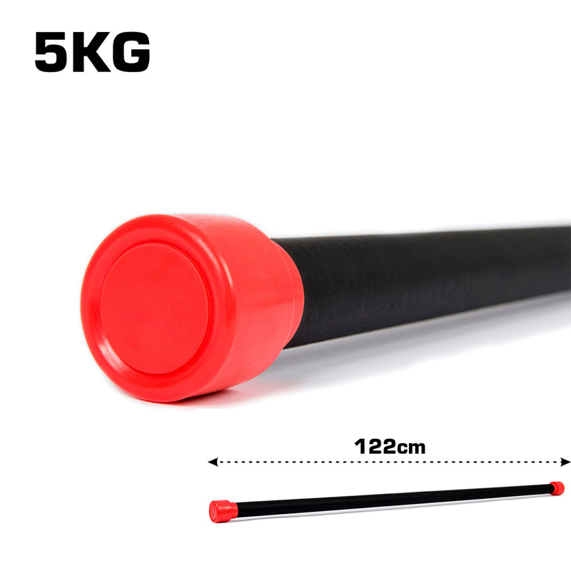 Aerobic Weighted Bar 5kg Red