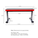 TnP Accessories Flat Bench (Black+Red)