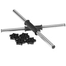 TnP Accessories 2 X 18" Plastic Dumbbell Bars + 4 x Spinlock Collars