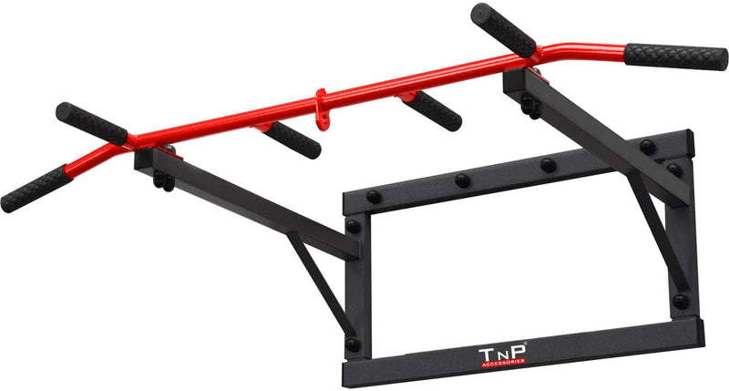 Buy TnP Accessories Wall Mounted Iron Chin Up Bar Black/Red 