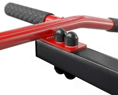 Buy TnP Accessories Wall Mounted Iron Chin Up Bar Black/Red 