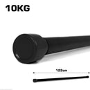 Aerobic Weighted Bar 10kg Black