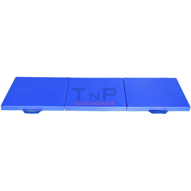 Tri-Fold Exercise Mat 5cm Thick - Dark Blue