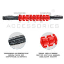 Buy TnP Accessories® Massage Stick Roller 9 Trigger Point Rollers- Red/Black 