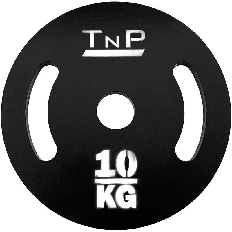 Olympic 2" Steel Weight Plate 10kg - Black