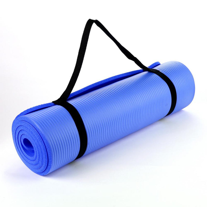 Buy TnP Accessories® NBR Foam Yoga Mat 15mm Thick Dark Blue 