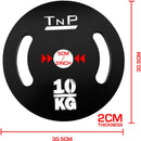 Olympic 2" Steel Weight Plate 10kg - Black