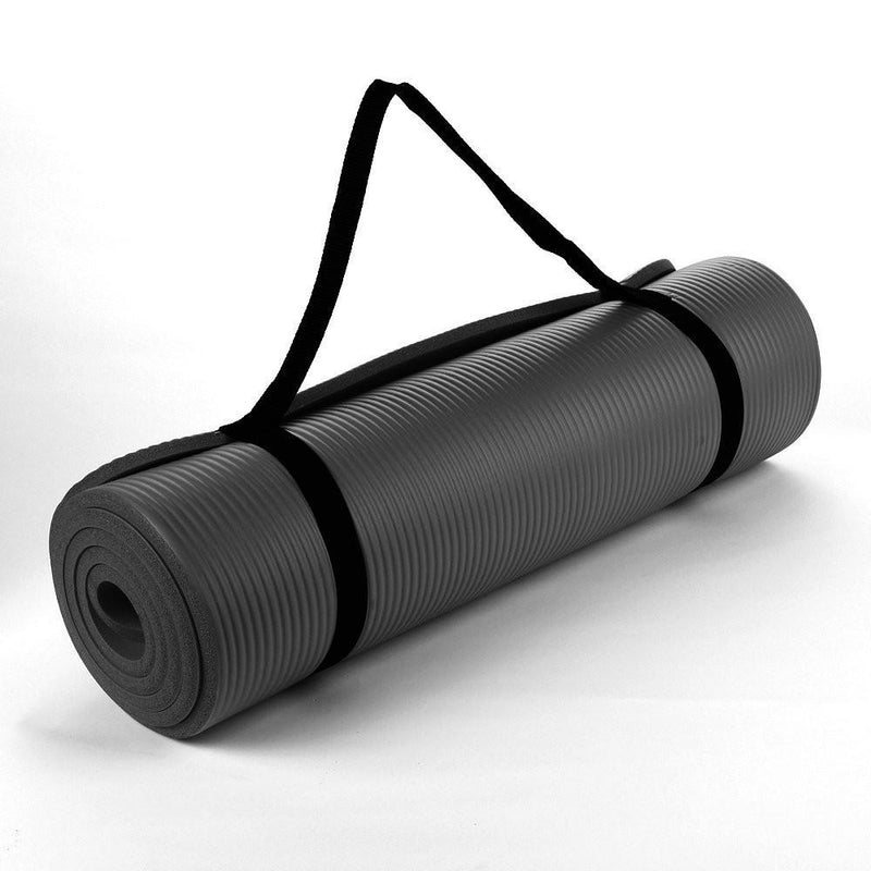 Buy TnP Accessories® NBR Foam Yoga Mat - 190cm Long - Black 