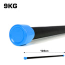 Aerobic Weighted Bar 9kg Light Blue