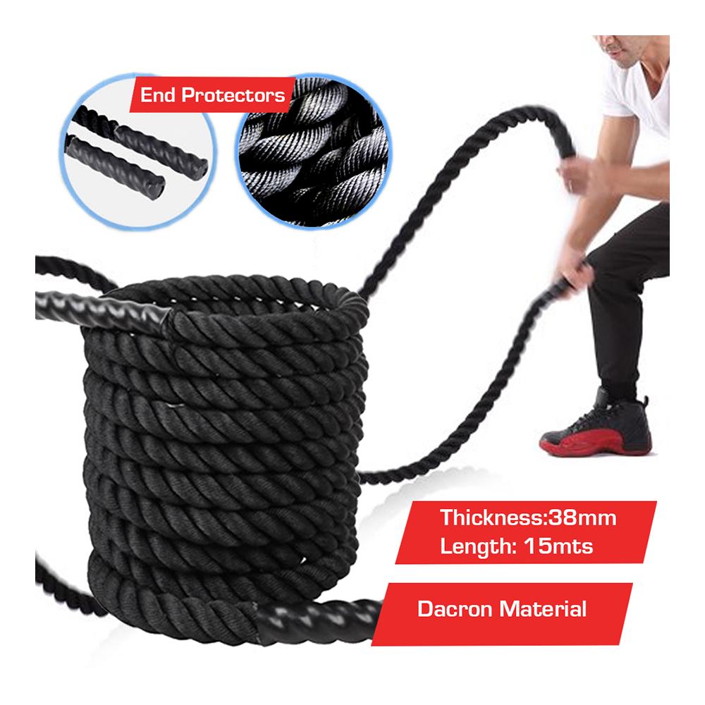 Dacron Heavy Duty Battle Rope 38mm | TnP Accessories