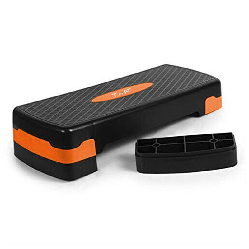 Buy TnP Accessories® Adjustable 2 Level Fitness Stepper - 68cm Orange 