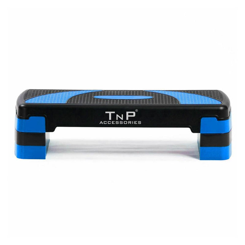 Buy TnP Accessories® Adjustable 3 Level Aerobic Fitness Stepper - 78Cm Black/Blue 