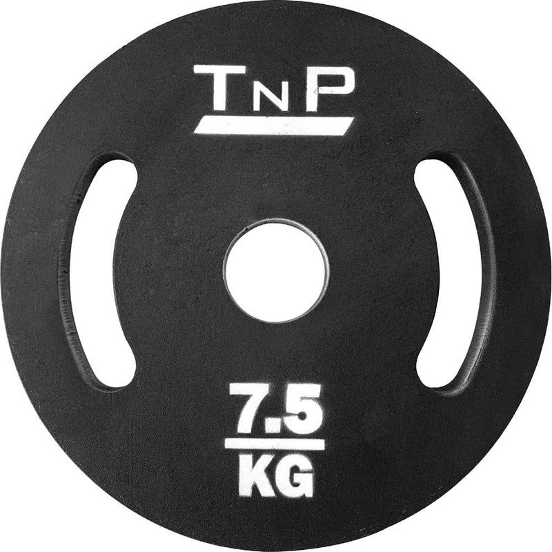 Olympic 2" Steel Weight Plate 7.5kg - Black