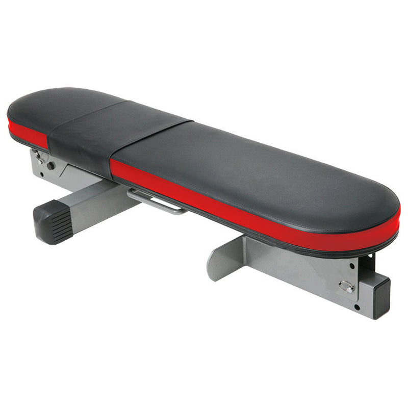 TnP Accessories Folding Flat Weight Bench - Black+Red