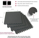 TnP Accessories EVA Interlocking Mat 60x60x1cm Black 