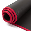 Buy TnP Accessories® 12mm NBR Trim Yoga Mats Thick Exercise Mat - Red 