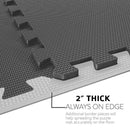 TnP Accessories EVA Interlocking Mat 60x60x2cm Red & Black