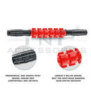 Buy TnP Accessories® Massage Stick Roller with 6 Trigger Point Rollers - Red/Black 